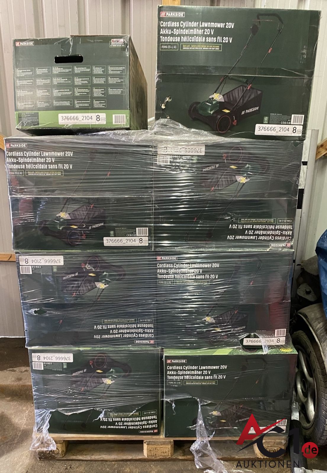 eine Palette PARKSIDE Akku-Spindelmäher X 20V Neu/OVP